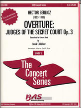 Judges of the Secret Court-Overture Concert Band sheet music cover